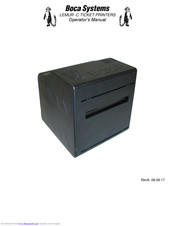 Boca Systems Lemur-C Operator's Manual
