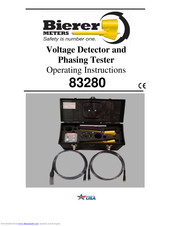 Bierer 83280 Operating Instructions Manual