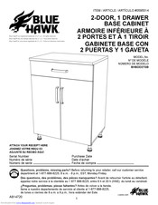 Blue Hawk BHBDD27GB Assebly Instructions