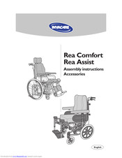 Invacare Rea Comfort Assembly Instructions Manual