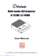 Vivitek D-740MX User Manual