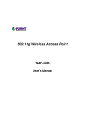 Planet Networking & Communication WAP-4036 User Manual