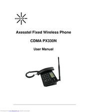 Axesstel CDMA PX330N User Manual