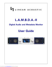 Linear Acoustic L.A.M.B.D.A.-II User Manual