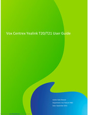 Yealink T21 User Manual