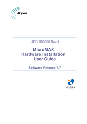 Airspan MicroMAX Hardware Installation And User's Manual