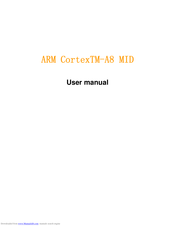 ARM Cortex-A8 MID User Manual
