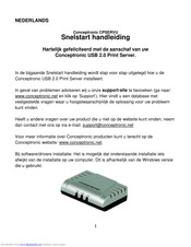 Conceptronic CPSERVU Quick Installation Manual
