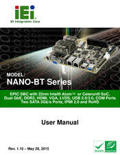 IEI Technology NANO-BT Series User Manual