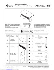 Alera ALE-SE227242 Assembly Instructions