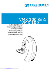 Sennheiser VMX 100 Bedienungshandbuch