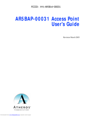 Atheros AR5BAP-00031 User Manual