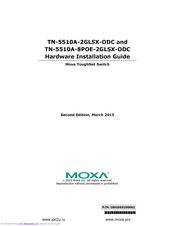 Moxa Technologies ToughNet TN-5510A-2GLSX-ODC Hardware Installation Manual