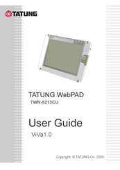 Tatung WEBPAD TWN-213CU User Manual