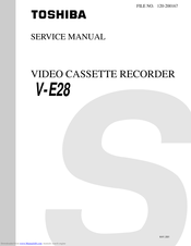 Toshiba VE28 Service Manual