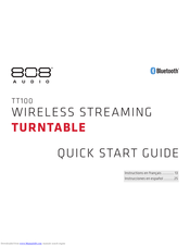 808audio TT100 Quick Start Manual