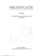 Frontgate DS0620B Owner's Manual