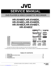 JVC HR-XV48ER Service Manual
