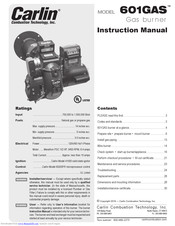 Carlin 601GAS Instruction Manual