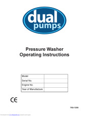 Dual Pumps CF10135PHR Operating Instructions Manual