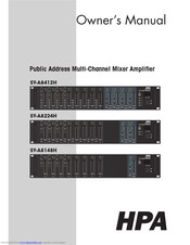 HPA SY-A8148H Owner's Manual