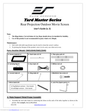 Elite Screens OMS103HR User Manual