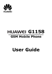 Huawei G1158 User Manual