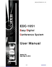 BXB Electroics EDC-1051 User Manual