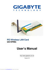 Gigabyte GN-WPMG User Manual