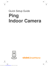 Vivint V-CAM1 Quick Setup Manual