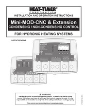 heat-timer Mini-MOD-CNC Installation And Operation Instructions Manual