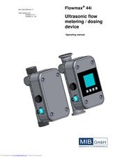 MIB Flowmax 44i Operating Manual