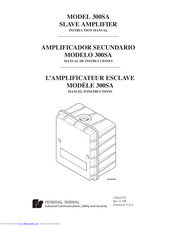 Federal Signal Corporation 300SA Instruction Manual