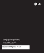 LG GB22 User Manual