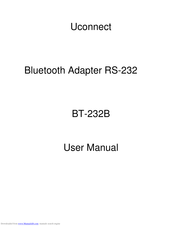 UCONNECT INTERNATIONAL BT-232B User Manual