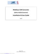 Mobileye RS-485 Installation & User Manual
