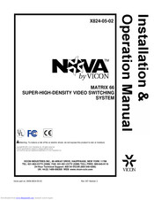 Nova MATRIX 66 Installation & Operation Manual
