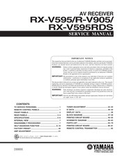 Yamaha RX-V595RDS Service Manual