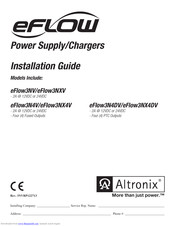 EFLOW eFlow3NX4DV Installation Manual