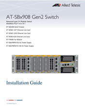 Allied Telesis AT-SBx908 Gen2 Installation Manual