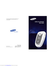 Samsung SGH-X640 Manual