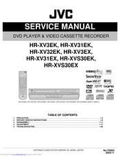 Jvc HR-XV3EK Service Manual
