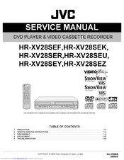 Jvc HR-XV28SEF Service Manual