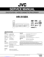Jvc HR-XV2EK Service Manual