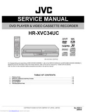 JVC HR-XVC34UC Service Manual