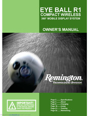 Remington EYE BALL R1 Owner's Manual