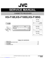 JVC KS-F185G Service Manual