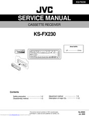 JVC KS-FX230 Service Manual