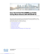 Cisco AIR-ANT2451NV-R Technical Manual