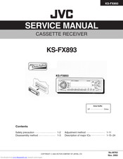 JVC KS-FX893 Service Manual